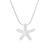 Cultured pearl pendant necklace, 'Joyful Starfish' - Karen Silver and Cultured Pearl Starfish Pendant Necklace (image 2a) thumbail