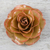 Natural rose brooch, 'Rosy Mood in Cream' - Artisan Crafted Natural Rose Brooch in Cream from Thailand thumbail