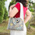 Cotton batik shoulder bag, 'Butterfly Effect' - Butterfly Motif Cotton Batik Shoulder Bag from Thailand