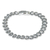Marcasite link bracelet, 'Abstract Love' - Marcasite and Sterling Silver Link Bracelet from Thailand (image 2a) thumbail