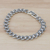 Marcasite link bracelet, 'Abstract Love' - Marcasite and Sterling Silver Link Bracelet from Thailand (image 2b) thumbail