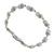 Marcasite and sterling silver link bracelet, 'Marching Elephants' - Marcasite and Sterling Silver Elephant Link Bracelet (image 2d) thumbail