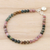 Tourmaline beaded bracelet, 'Rainbow Sweetness' - Colorful Tourmaline Beaded Bracelet from Thailand (image 2b) thumbail