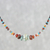 Multi-gemstone beaded necklace, 'Bohemian Style' - Multi-Gemstone Beaded Necklace from Thailand (image 2) thumbail