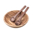 Wood salad bowl set, 'Share' (set of 3) - Handcrafted Wood Salad Bowl with Serving Spoon and Fork (image 2a) thumbail