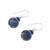 Lapis lazuli beaded dangle earrings, 'Global Wonder' - Lapis Lazuli Beaded Dangle Earrings from Thailand (image 2c) thumbail