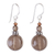 Smoky quartz beaded dangle earrings, 'Global Wonder' - Smoky Quartz Beaded Dangle Earrings from Thailand (image 2a) thumbail