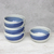 Ceramic dessert bowls, 'Blue Winds' (set of 4) - Handcrafted Blue and White Ceramic Set of Four Small  Bowls thumbail