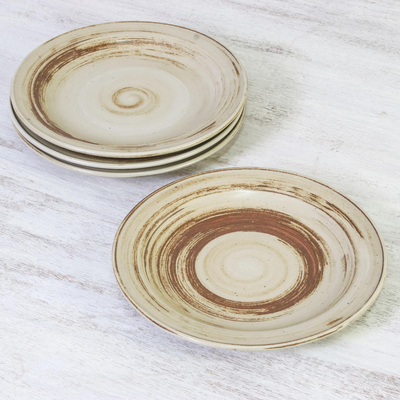 Ceramic dinner plates, Typhoon