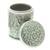 Celadon ceramic jar, 'Flora Dream' - Handmade Floral Celadon Ceramic Jar and Lid from Thailand (image 2d) thumbail