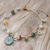 Jade and quartz beaded pendant necklace, 'Green Sun' - Jade and Quartz Beaded Pendant Necklace from Thailand (image 2c) thumbail