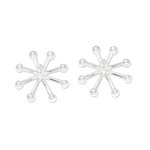 Sterling silver stud earrings, 'Delightful Stars' - Sterling Silver Star Stud Earrings from Thailand