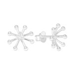 Sterling silver stud earrings, 'Delightful Stars' - Sterling Silver Star Stud Earrings from Thailand
