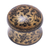 Mango wood decorative box, 'Floral Mushroom in Gold' - Lacquerware Mango Wood Decorative Box in Gold from Thailand (image 2c) thumbail