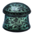 Mango wood decorative box, 'Floral Mushroom in Green' - Lacquerware Mango Wood Decorative Box in Green from Thailand (image 2a) thumbail