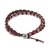 Garnet and rhodonite beaded wrap bracelet, 'Natural Charming Stones' - Garnet and Rhodonite Beaded Wrap Bracelet from Thailand (image 2e) thumbail