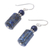 Lapis lazuli dangle earrings, 'Blue Marvel' - Lapis Lazuli Dangle Earrings from Thailand (image 2c) thumbail