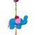Cotton mobile, 'Splendorous Elephants' - Colorful Cotton Elephant Mobile Crafted in Thailand