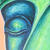 'Peaceful Jade' - Signed Expressionist Painting of Buddha in Green (image 2b) thumbail