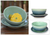 Cuenco y plato de cerámica celadón - Cuenco y plato de cerámica celadón