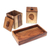 Teak wood decorative boxes, 'Teak Treasure' (pair) - Teak Wood Decorative Boxes from Thailand (Pair) (image 2d) thumbail