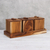 Teak wood decorative boxes, 'Teak Treasure' (set of 3) - Teak Wood Decorative Boxes from Thailand (Set of 3) thumbail