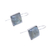 Rhodium plated labradorite drop earrings, 'Gleaming Squares' - Rhodium Plated Labradorite Drop Earrings from Thailand (image 2c) thumbail