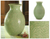 Jarrón de cerámica celadón, 'Superficies - Jarrón de cerámica de celadón de Tailandia