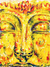 'Tranquilly' - Signed Buddha-Themed Painting in Yellow from Thailand thumbail