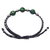 Agate beaded macrame bracelet, 'Uplifting Hill Tribe' - Green Agate Beaded Macrame Bracelet from Thailand (image 2e) thumbail