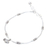 Silver beaded bracelet, 'Hill Tribe Swimmer' - Fish-Themed Karen Silver Beaded Bracelet from Thailand (image 2e) thumbail