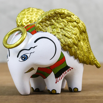 painted elephant figurine