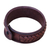 Leather wristband bracelet, 'Weaver's Life' - Handcrafted Woven Leather Wristband Bracelet from Thailand