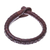 Leather wristband bracelet, 'Beautiful Balance' - Handcrafted Leather Wristband Bracelet from Thailand (image 2e) thumbail