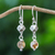 Rutilated quartz dangle earrings, 'Karen Rapture' - Rutilated Quartz and Karen Silver Dangle Earrings (image 2) thumbail