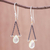 Gold accented prehnite dangle earrings, 'Justice' - Gold Accent Prehnite Dangle Earrings from Thailand (image 2) thumbail