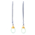 Gold accented prehnite dangle earrings, 'Midnight Meadow' - Gold Accent Prehnite Dangle Earrings from Thailand thumbail