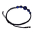Lapis lazuli beaded macrame bracelet, 'Blue Way' - Hill Tribe Lapis Lazuli Beaded Macrame Bracelet (image 2e) thumbail