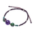 Multi-gemstone beaded pendant bracelet, 'Nice Stones' - Multi-Gemstone Beaded Pendant Bracelet from Thailand thumbail