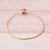 Amethyst bangle bracelet, 'Twilight Star' - Amethyst and 18K Gold Plated Hammered Brass Bangle Bracelet (image 2d) thumbail