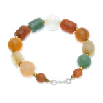 Multi-gemstone beaded bracelet, 'Love and Mercy' - Multi-Gemstone Beaded Bracelet from Thailand