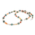 Multi-gemstone beaded long necklace, 'Thai Beauty' - Multi-Gemstone Beaded Long Necklace from Thailand