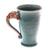 Celadon ceramic mug, 'Elephant Handle in Green' - Elephant-Themed Celadon Ceramic Mug from Thailand (image 2a) thumbail