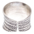 Sterling silver wrap ring, 'Breath of Autun' - Patterned Sterling Silver Wrap Ring from Thailand