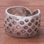 Silver wrap ring, 'Karen Dots' - Dot Motif Karen Silver Wrap Ring from Thailand (image 2) thumbail