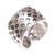 Silver wrap ring, 'Karen Dots' - Dot Motif Karen Silver Wrap Ring from Thailand thumbail
