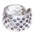 Silver wrap ring, 'Karen Dots' - Dot Motif Karen Silver Wrap Ring from Thailand (image 2d) thumbail