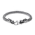 Men's sterling silver chain bracelet, 'Air and Fire' - Men's Sterling Silver Naga Chain Bracelet from Thailand (image 2a) thumbail