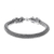 Men's sterling silver chain bracelet, 'Air and Fire' - Men's Sterling Silver Naga Chain Bracelet from Thailand (image 2e) thumbail