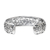 Sterling silver cuff bracelet, 'Elegant Garland' - Vine Pattern Sterling Silver Cuff Bracelet from (image 2e) thumbail